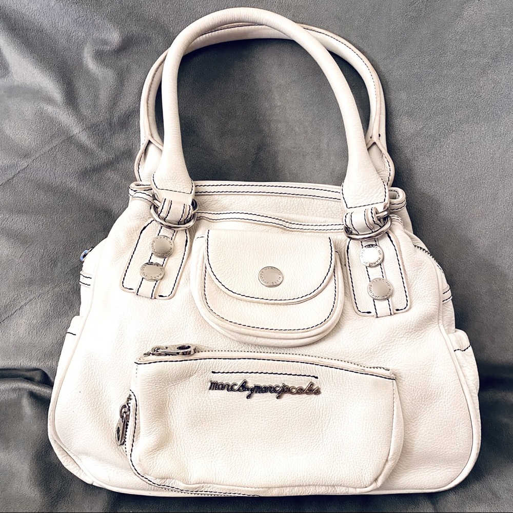Marc By Marc Jacobs White Shoulder Bag